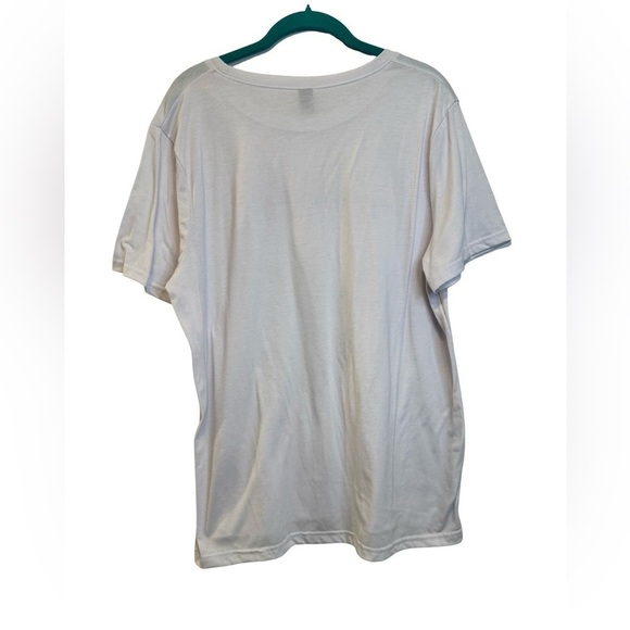 SHEIN White Short Sleeve Tee Enjoy The Little Things Size XXL 2X ☀️ - Picture 5 of 10